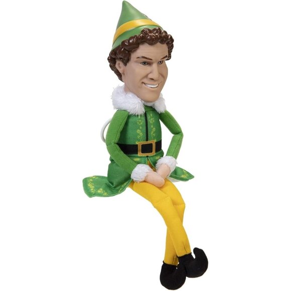 BUDDY THE ELF Jakks Pacific Plush Talking Toy Says 15 Movie Phrases 12" tall NEW - Picture 6 of 6